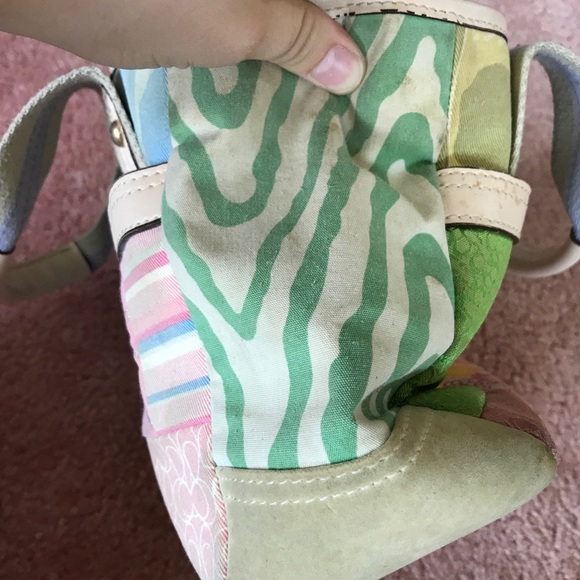 Patchwork Coach Bag - Picture 5 of 6